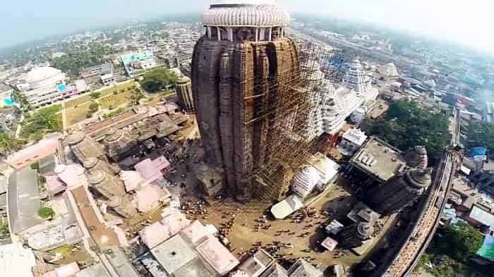 Puri Jagannath Temple Aerial View